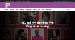 Desktop Screenshot of progressonline.org.uk